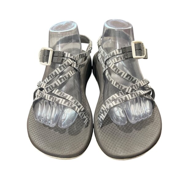 Chaco ZCloud X Echo Paloma Women Outdoor Sandals Athletic Braid Gray Size 9 - Picture 3 of 9